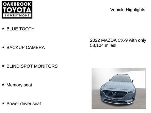 Used 2022 MAZDA CX-9 Carbon Edition image 7