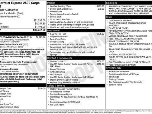 Used 2018 Chevrolet Express 2500 w/ Enhanced Convenience Package image 17