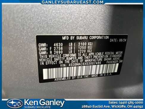 Certified 2025 Subaru Legacy Premium image 27