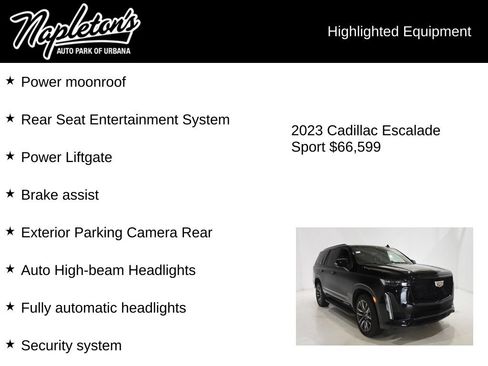 Used 2023 Cadillac Escalade Sport AWD/4WD image 16