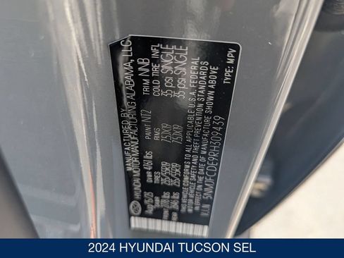 Certified 2024 Hyundai Tucson SEL w/ Convenience Package AWD/4WD image 35