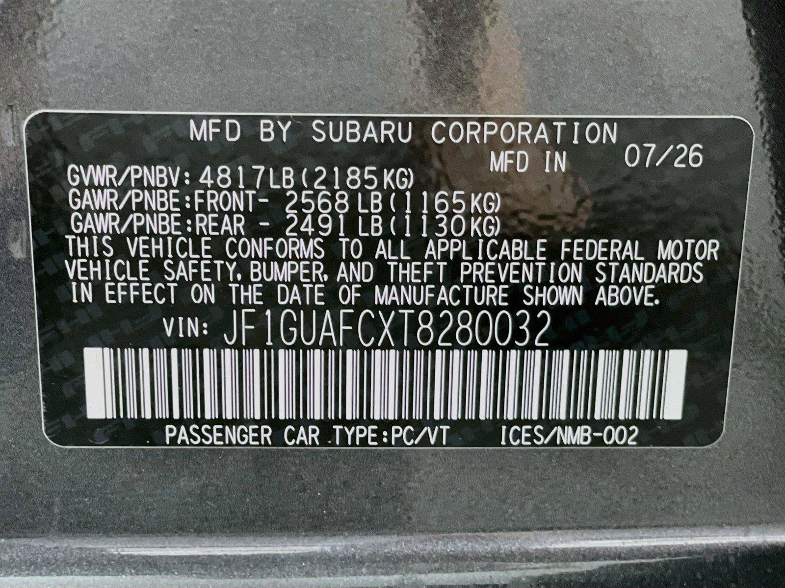 New 2026 Subaru Impreza 2.0i Sport AWD/4WD image 24