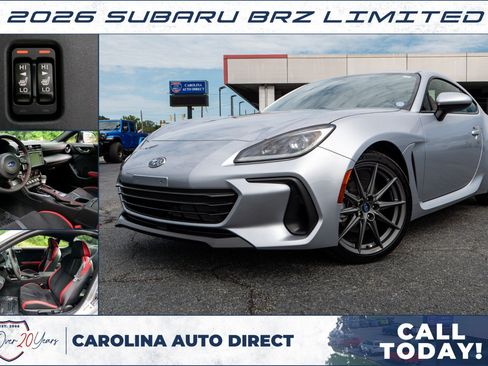 Used 2026 Subaru BRZ Limited RWD image 1