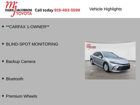 Used 2026 Toyota Camry LE FWD image 6