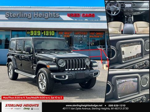 Used 2018 Jeep Wrangler Unlimited Sahara AWD/4WD image 1