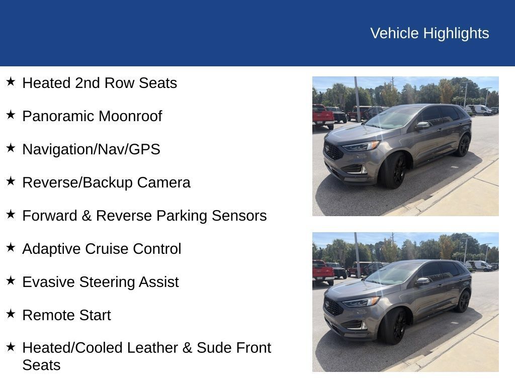 Used 2022 Ford Edge ST w/ Equipment Group 401A AWD/4WD image 2