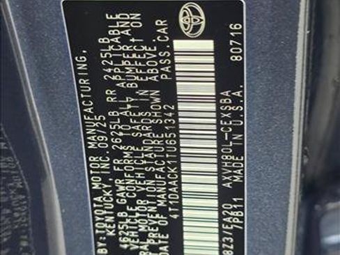 Certified 2026 Toyota Camry SE w/ Multimedia Upgrade Package FWD image 23