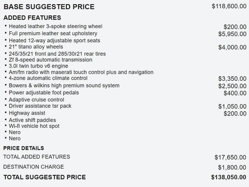 Used 2018 Maserati Quattroporte S GranSport Q4 image 30