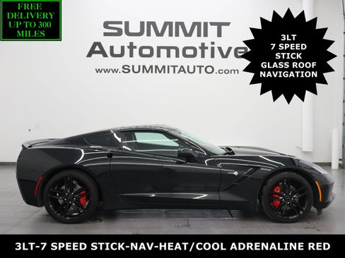Used 2015 Chevrolet Corvette Stingray Coupe w/ 3LT Preferred Equipment Group RWD image 1