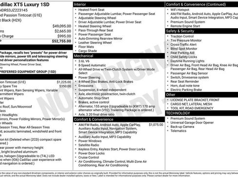 Used 2018 Cadillac XT5 Luxury image 80