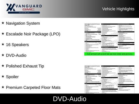 Used 2019 Cadillac Escalade ESV Premium Luxury w/ Escalade Sport Edition AWD/4WD image 6