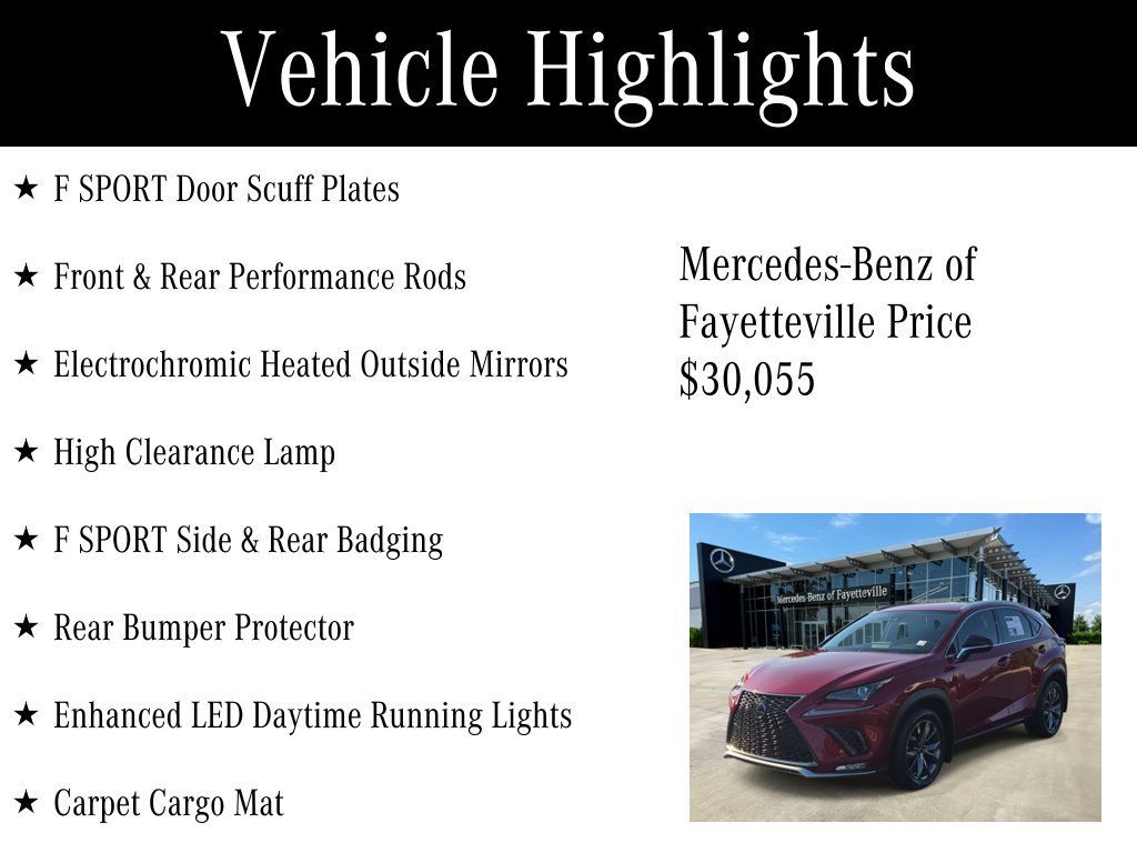 Used 2020 Lexus NX 300 F Sport w/ Accessory Package 2 FWD image 12