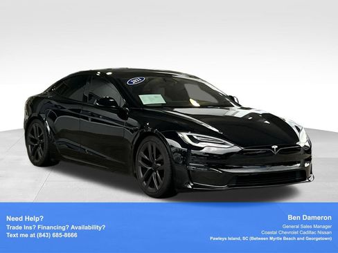 Used 2021 Tesla Model S Plaid AWD/4WD image 3