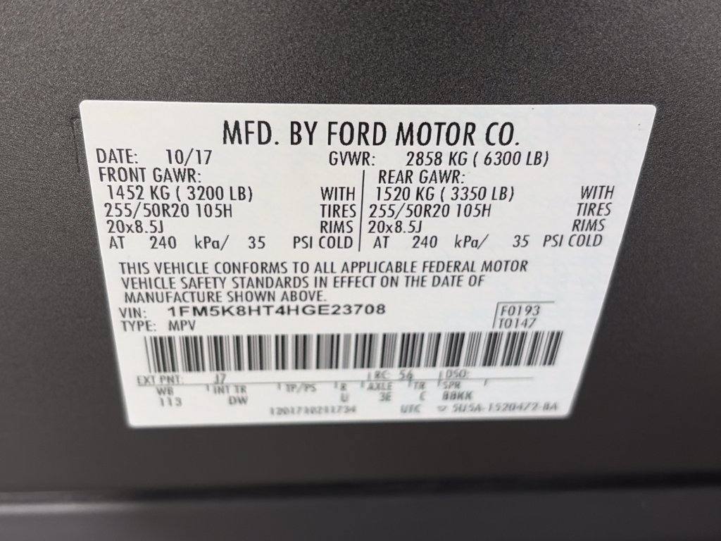 Used 2017 Ford Explorer Platinum AWD/4WD image 9