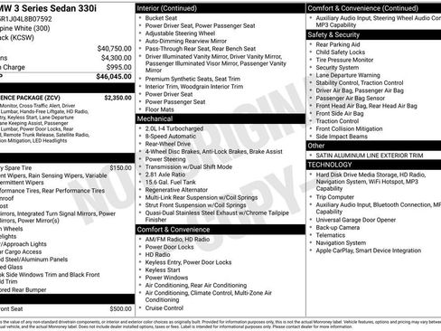 Used 2020 BMW 330i Sedan w/ Convenience Package image 59