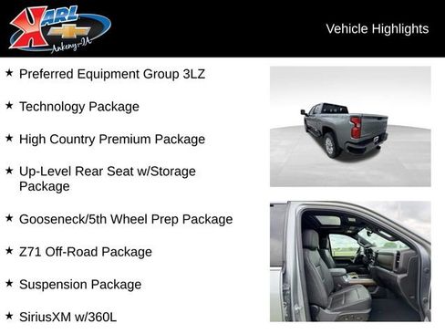 Certified 2024 Chevrolet Silverado 2500 High Country w/ High Country Premium Package AWD/4WD image 2