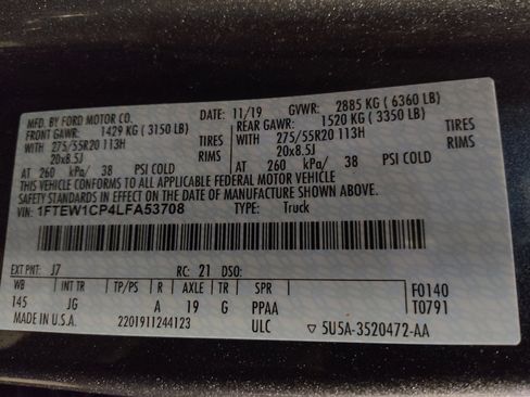 Used 2020 Ford F150 XL w/ Equipment Group 101A Mid RWD image 33