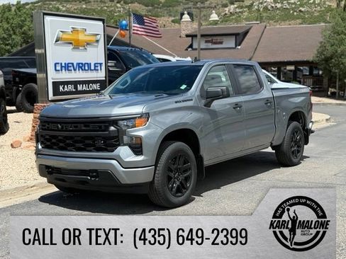 New 2026 Chevrolet Silverado 1500 Custom w/ LPO, Dark Essentials Package AWD/4WD image 1