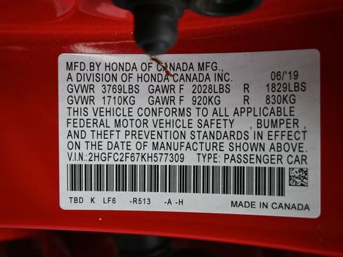 Used 2019 Honda Civic LX image 9