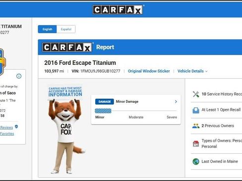 Used 2016 Ford Escape Titanium AWD/4WD image 7