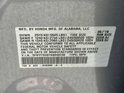 Used 2019 Honda Pilot Touring image 38