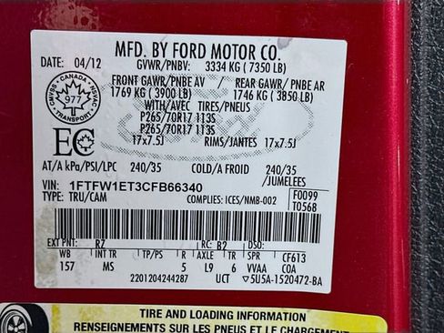 Used 2012 Ford F150 XLT w/ XLT Convenience Pkg image 30