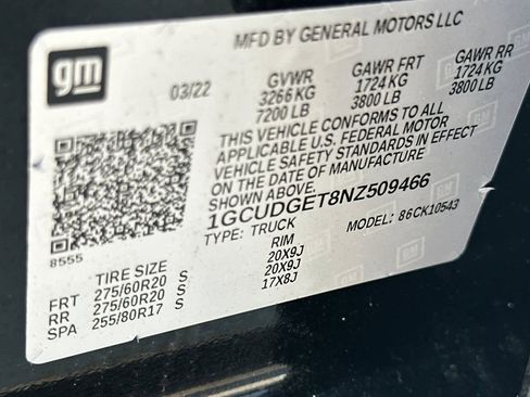 Used 2022 Chevrolet Silverado 1500 LTZ w/ LTZ Premium Package image 38