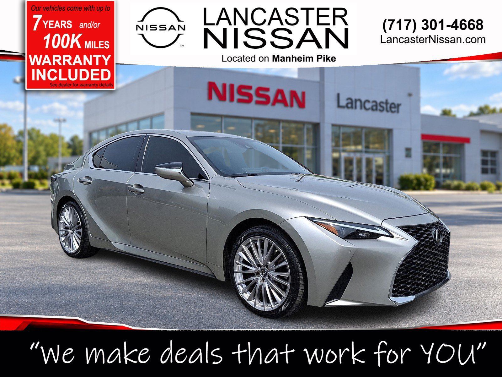 Used 2022 Lexus IS 300 AWD w/ Premium Package image 1