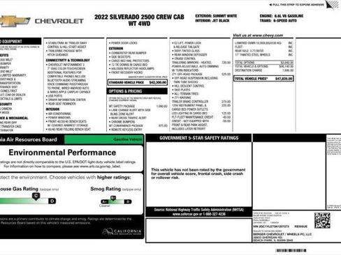 Used 2022 Chevrolet Silverado 2500 W/T w/ WT Convenience Package image 4