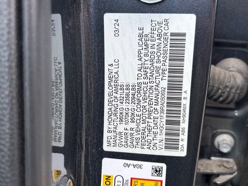 Used 2024 Honda Accord EX image 15