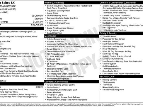 Used 2025 Kia Seltos SX image 2