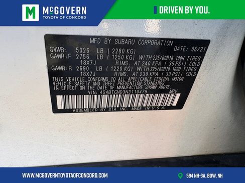 Used 2022 Subaru Outback Limited XT w/ Tech Package 2 AWD/4WD image 30