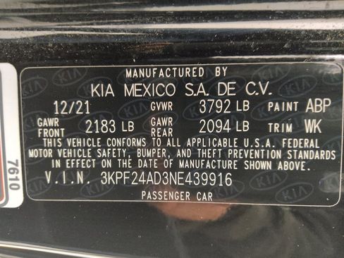 Used 2022 Kia Forte LXS FWD image 33