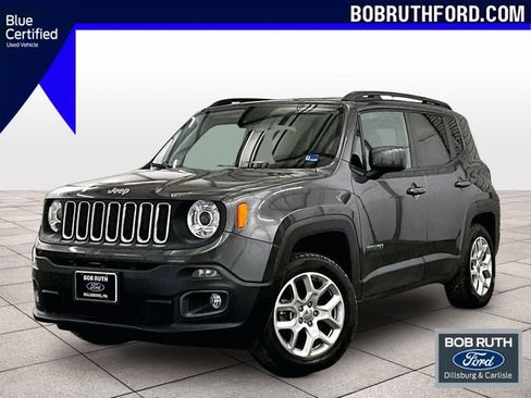 Used 2018 Jeep Renegade Latitude w/ UConnect 8.4 Nav Group AWD/4WD image 1
