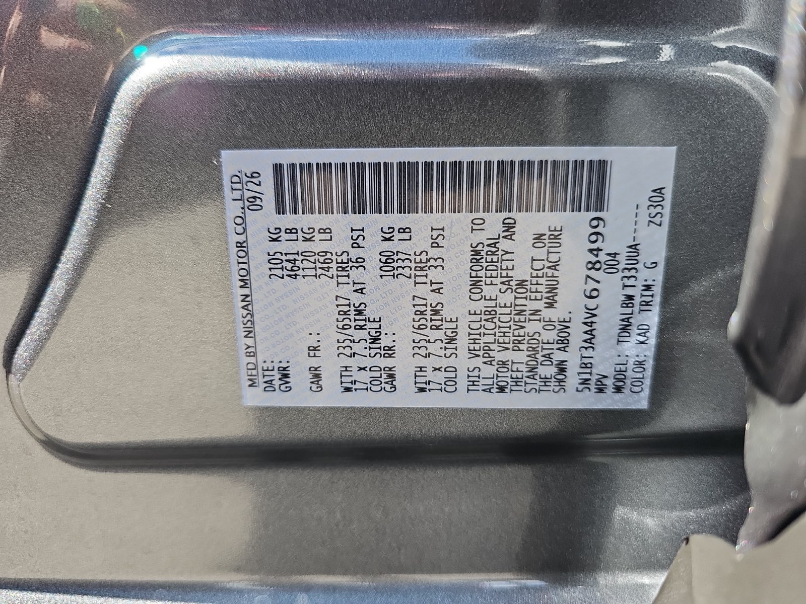 New 2027 Nissan Rogue S FWD image 32
