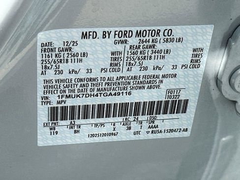 Certified 2026 Ford Explorer Active RWD image 30