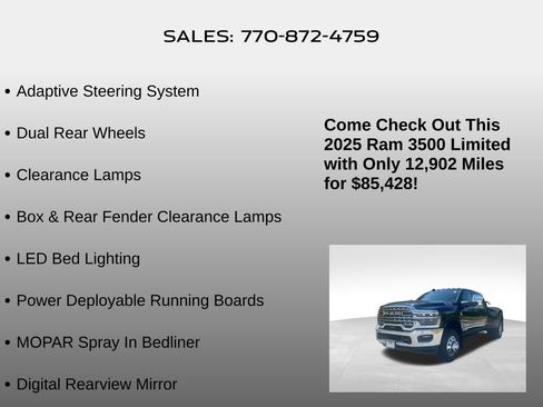 Used 2025 RAM 3500 Limited AWD/4WD image 31