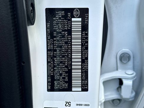 Certified 2024 Toyota Camry SE FWD image 27