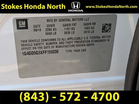 Used 2015 Buick LaCrosse Premium w/ Driver Confidence Package #1 FWD image 9