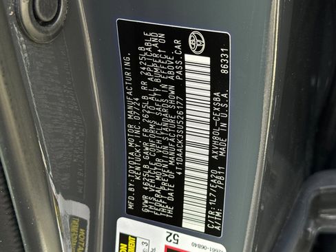 Certified 2025 Toyota Camry SE FWD image 28