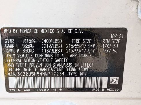 Used 2022 Honda HR-V EX image 32
