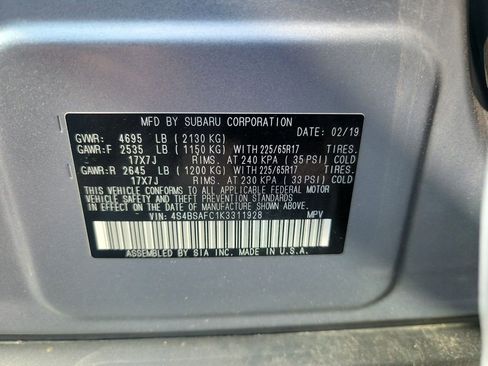 Used 2019 Subaru Outback 2.5i Premium image 25