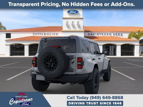 New 2026 Ford Bronco Raptor w/ Interior Carbon Fiber Pack AWD/4WD image 8