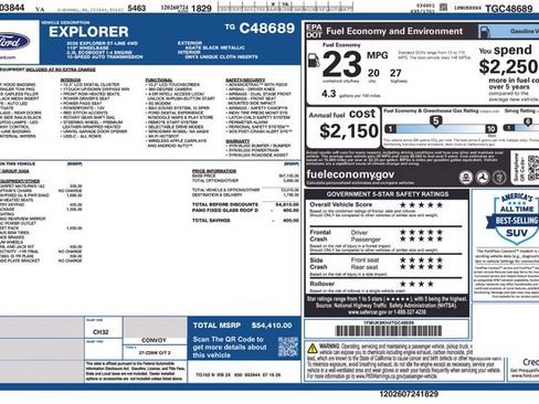New 2026 Ford Explorer ST-Line w/ ST-Line Street Pack AWD/4WD image 7