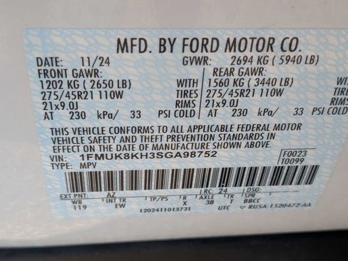 Used 2025 Ford Explorer ST-Line w/ Premium Package AWD/4WD image 21