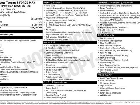 New 2026 Toyota Tacoma TRD Pro AWD/4WD image 4