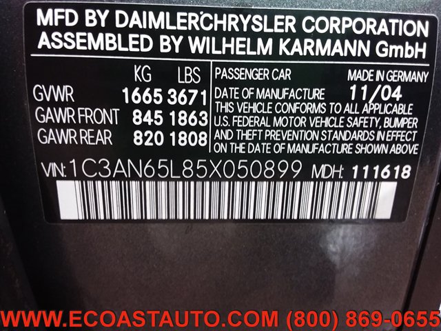 Used 2005 Chrysler Crossfire Limited RWD image 16
