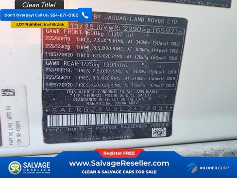 Used 2020 Land Rover Discovery SE AWD/4WD image 16