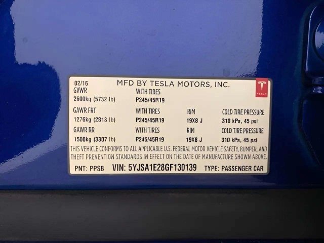 Used 2016 Tesla Model S 70D AWD/4WD image 81
