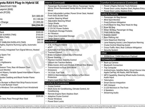 New 2026 Toyota RAV4 SE AWD/4WD image 36